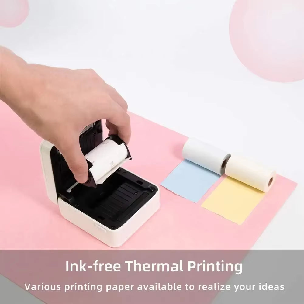 Mini Impresora Portátil Phomemo M02 Pro — 300 DPI, Bluetooth, Sin Tinta y Compatible con iOS y Android