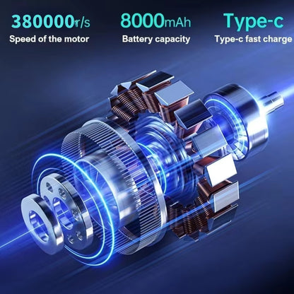Soplador Turbo Inalámbrico 380000 RPM - Limpieza Potente y Portátil sin Esfuerzo