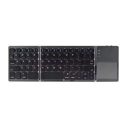 Teclado Bluetooth Plegable con Touchpad — Compatible con iOS, Android y Windows