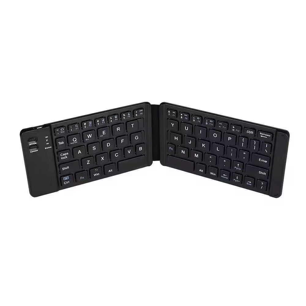 Teclado Bluetooth Plegable con Touchpad — Compatible con iOS, Android y Windows