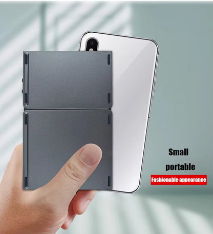 Teclado Bluetooth Plegable con Touchpad — Compatible con iOS, Android y Windows