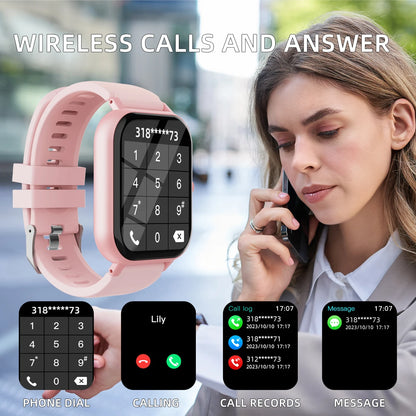 Smartwatch Deportivo con Podómetro, Pulsómetro y Pantalla Full Touch 1.99”